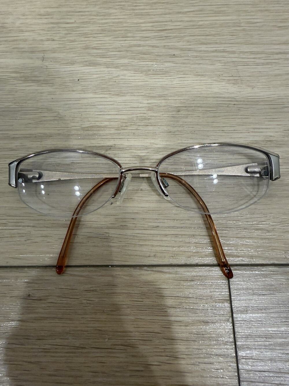 Jessica McClintock Eyeglasses JMC 184 sand silver Authentic Designer